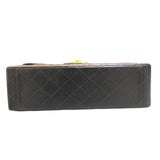 シャネル CHANEL デカマトラッセ34 A01094 ブラック　ゴールド金具 ラムスキン レディース ショルダーバッグ