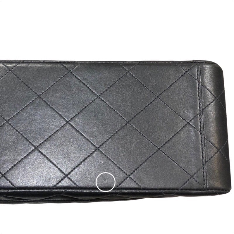 シャネル CHANEL デカマトラッセ34 A01094 ブラック　ゴールド金具 ラムスキン レディース ショルダーバッグ