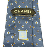 シャネル CHANEL ココマーク柄ネクタイ シルク メンズ ネクタイ