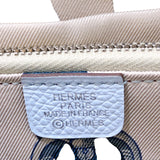 エルメス HERMES アザップロングシルクイン Z刻 ブループリュム エプソン レディース 長財布