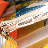 エルメス HERMES アザップロングシルクイン Z刻 ブループリュム エプソン レディース 長財布