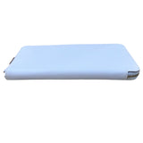 エルメス HERMES アザップロングシルクイン Z刻 ブループリュム エプソン レディース 長財布