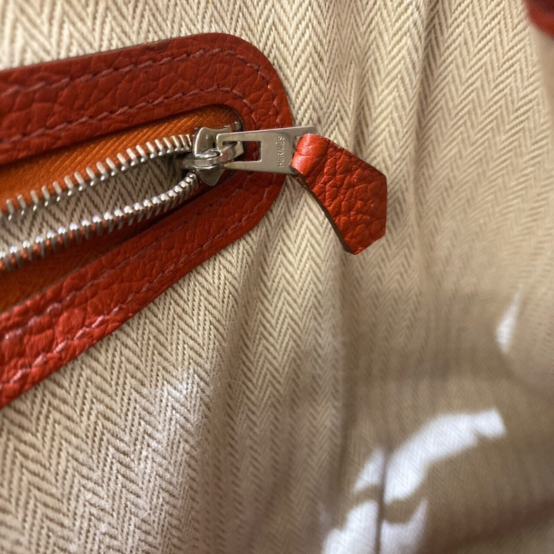 エルメス HERMES ガーデンパーティPM R刻 ルージュベネチアン ネゴンダ レディース ハンドバッグ