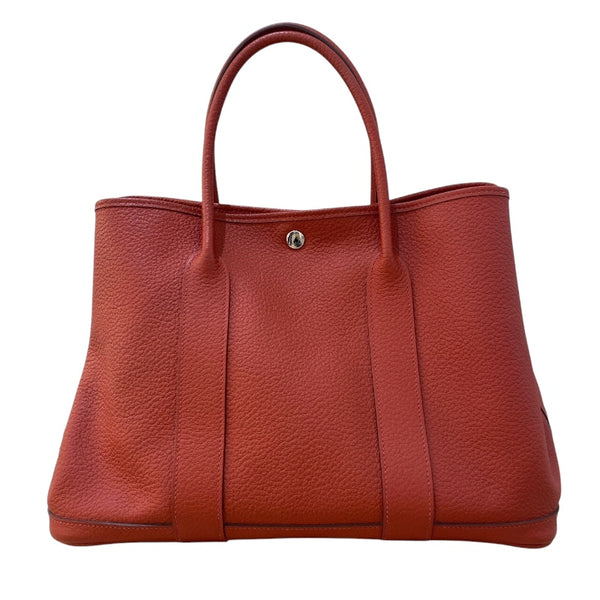 エルメス HERMES ガーデンパーティPM R刻 ルージュベネチアン ネゴンダ レディース ハンドバッグ