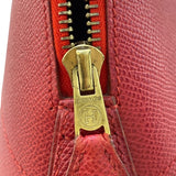 エルメス HERMES ボリード35 ▢A刻 ルージュヴィ金具 クシュベル ユニセックス ハンドバッグ
