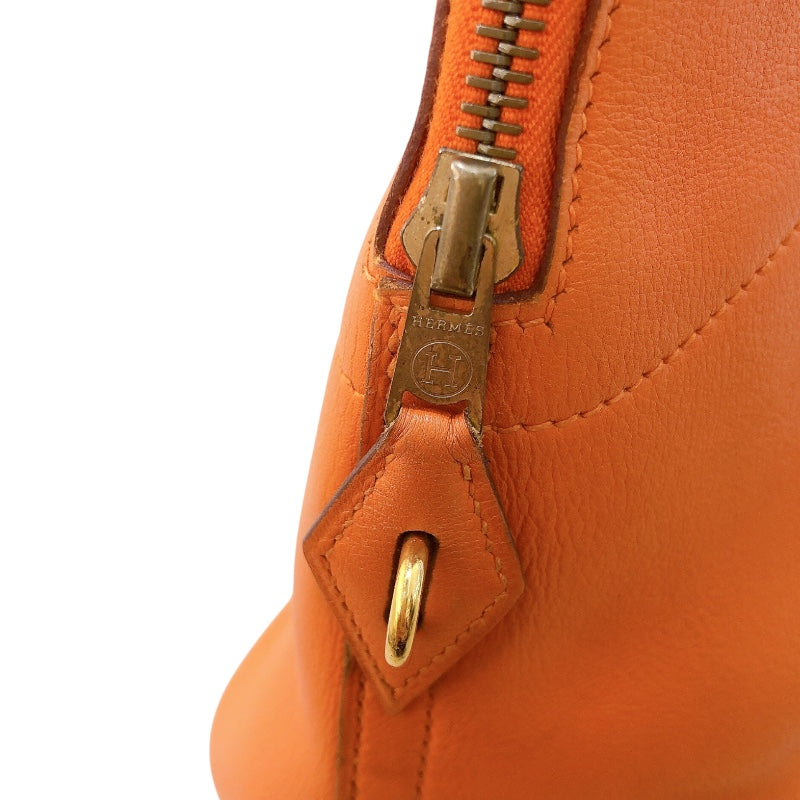 エルメス HERMES ボリード31 ▢E刻（2001年製） オレンジ ゴールド金具 ヴォーガリバー レディース ハンドバッグ