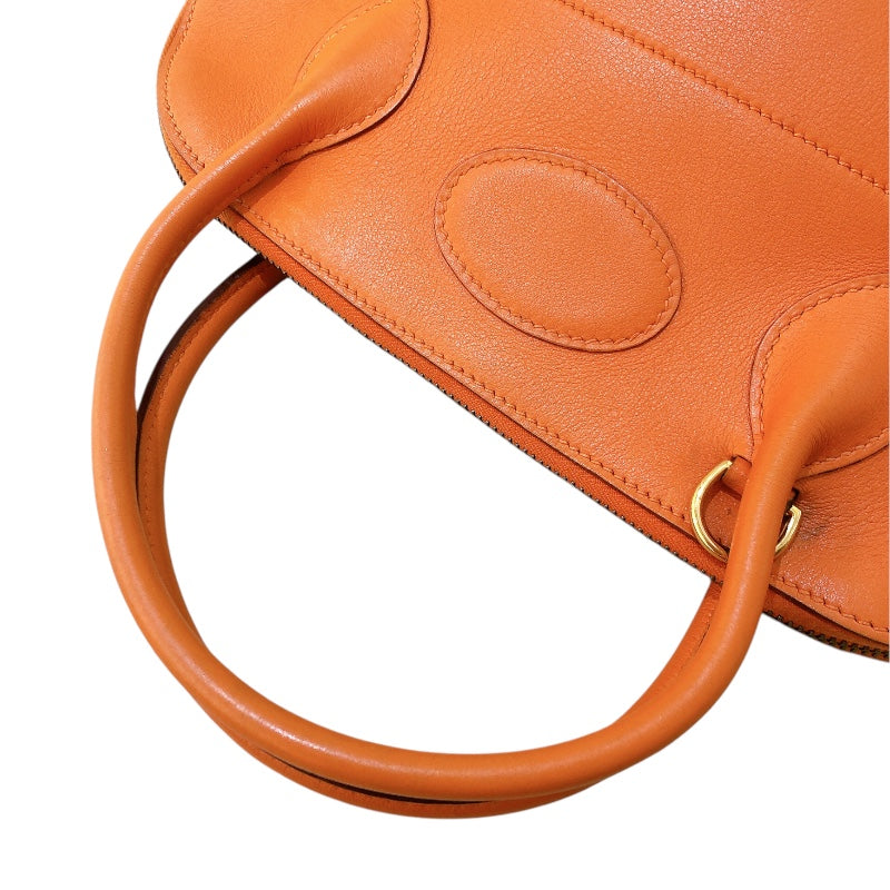 エルメス HERMES ボリード31 ▢E刻（2001年製） オレンジ ゴールド金具 ヴォーガリバー レディース ハンドバッグ