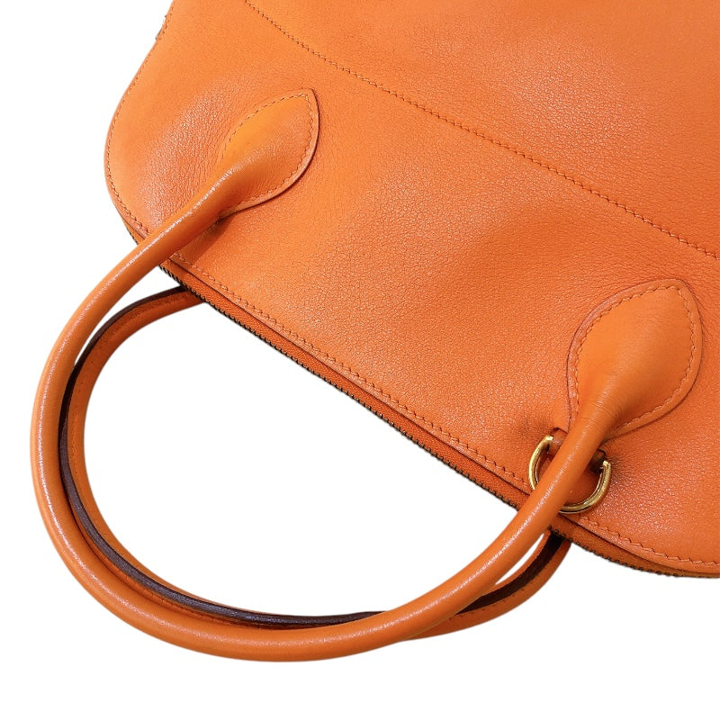 エルメス HERMES ボリード31 ▢E刻（2001年製） オレンジ ゴールド金具 ヴォーガリバー レディース ハンドバッグ