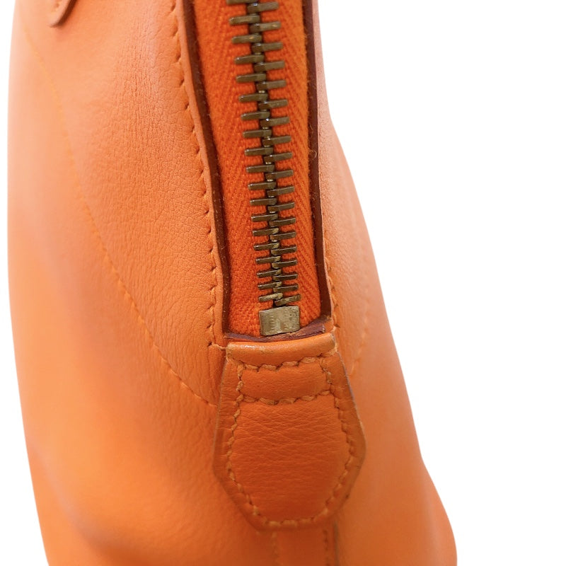 エルメス HERMES ボリード31 ▢E刻（2001年製） オレンジ ゴールド金具 ヴォーガリバー レディース ハンドバッグ