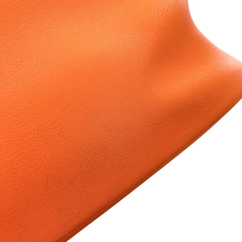 エルメス HERMES ボリード31 ▢E刻（2001年製） オレンジ ゴールド金具 ヴォーガリバー レディース ハンドバッグ