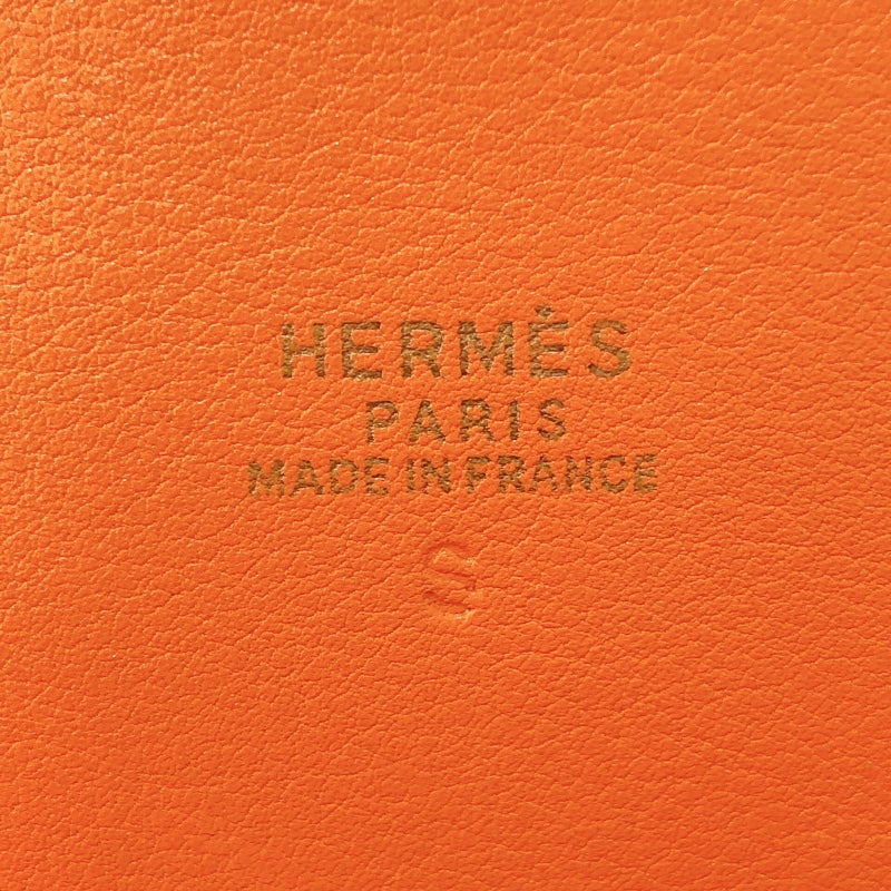 エルメス HERMES ボリード31 ▢E刻（2001年製） オレンジ ゴールド金具 ヴォーガリバー レディース ハンドバッグ