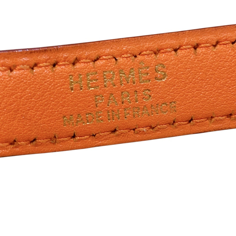 エルメス HERMES ボリード31 ▢E刻（2001年製） オレンジ ゴールド金具 ヴォーガリバー レディース ハンドバッグ