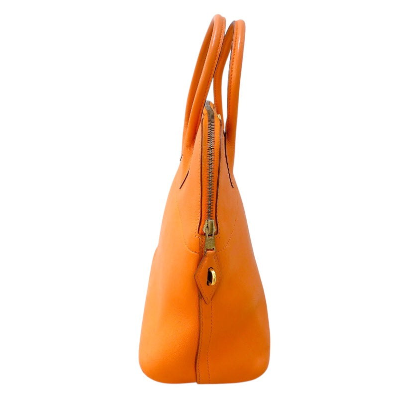 エルメス HERMES ボリード31 ▢E刻（2001年製） オレンジ ゴールド金具 ヴォーガリバー レディース ハンドバッグ