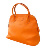 エルメス HERMES ボリード31 ▢E刻（2001年製） オレンジ ゴールド金具 ヴォーガリバー レディース ハンドバッグ