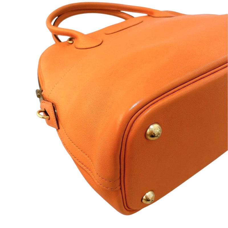 エルメス HERMES ボリード31 ▢E刻（2001年製） オレンジ ゴールド金具 ヴォーガリバー レディース ハンドバッグ