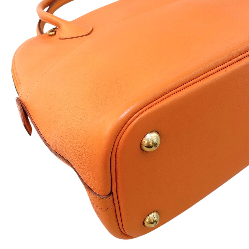 エルメス HERMES ボリード31 ▢E刻（2001年製） オレンジ ゴールド金具 ヴォーガリバー レディース ハンドバッグ