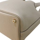 エルメス HERMES ピコタンロックPM W刻 ベージュマルファ ゴールド金具 トリヨン レディース ハンドバッグ