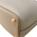 エルメス HERMES ピコタンロックPM W刻 ベージュマルファ ゴールド金具 トリヨン レディース ハンドバッグ