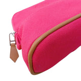 エルメス HERMES ボリードポーチミニミニ ピンク/シルバー金具 トワル レディース ポーチ