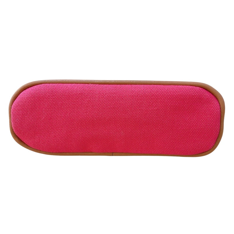 エルメス HERMES ボリードポーチミニミニ ピンク/シルバー金具 トワル レディース ポーチ