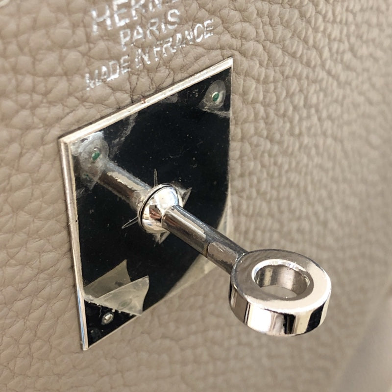 エルメス HERMES ケリー35 内縫い □I刻 トゥルティエールグレー/SV金具 トゴ レディース ハンドバッグ