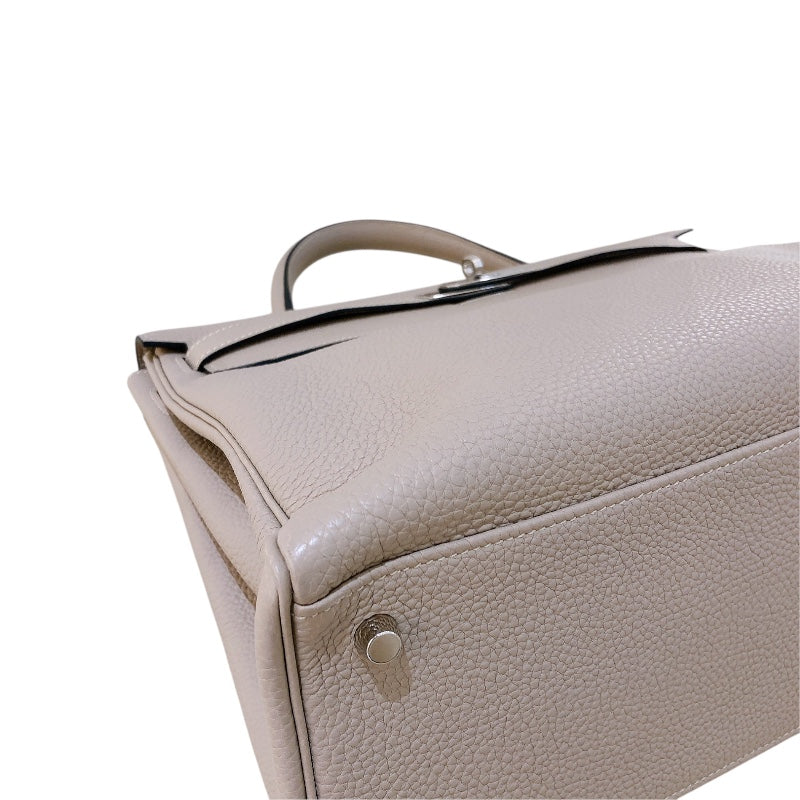 エルメス HERMES ケリー35 内縫い □I刻 トゥルティエールグレー/SV金具 トゴ レディース ハンドバッグ