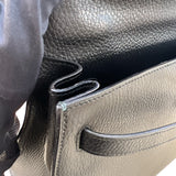エルメス HERMES ケリー32 外縫い 〇U刻 ブラック/GD金具 アルデンヌ レディース ハンドバッグ