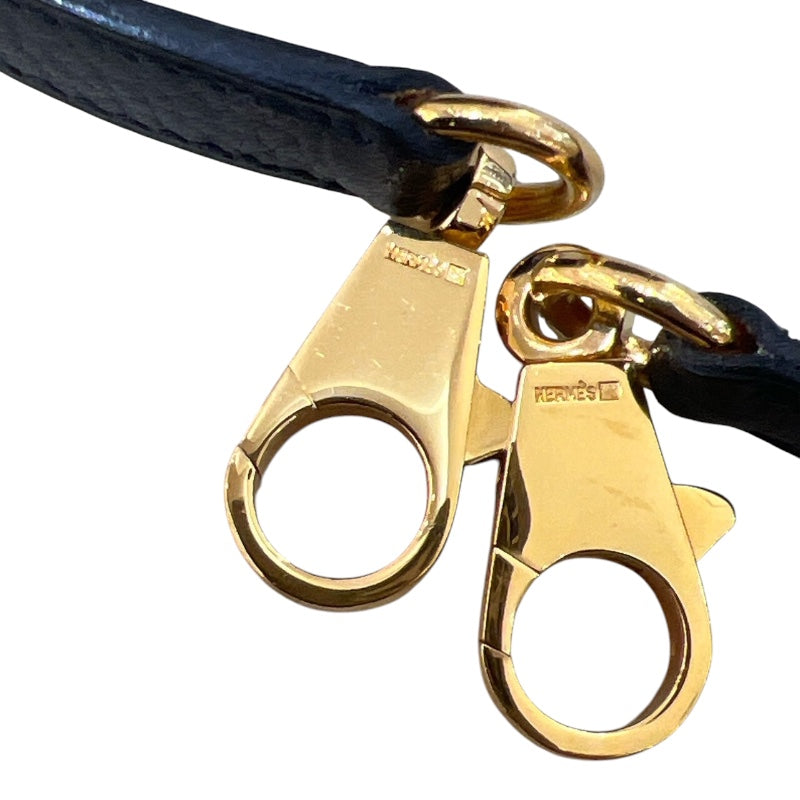 エルメス HERMES ケリー32 外縫い 〇U刻 ブラック/GD金具 アルデンヌ レディース ハンドバッグ