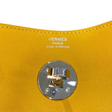 エルメス HERMES リンディ26　トレサージュ C刻印 ジョーヌアンブル/SV金具 スイフト レディース ショルダーバッグ