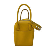エルメス HERMES リンディ26　トレサージュ C刻印 ジョーヌアンブル/SV金具 スイフト レディース ショルダーバッグ