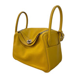 エルメス HERMES リンディ26　トレサージュ C刻印 ジョーヌアンブル/SV金具 スイフト レディース ショルダーバッグ