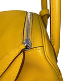 エルメス HERMES リンディ26　トレサージュ C刻印 ジョーヌアンブル/SV金具 スイフト レディース ショルダーバッグ