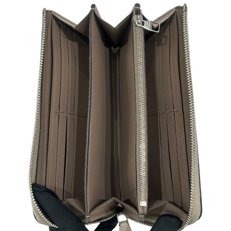 ルイ・ヴィトン LOUIS VUITTON ポルトフォイユ・コメット M63147 ガレ　シルバー金具 トリヨン レディース 長財布
