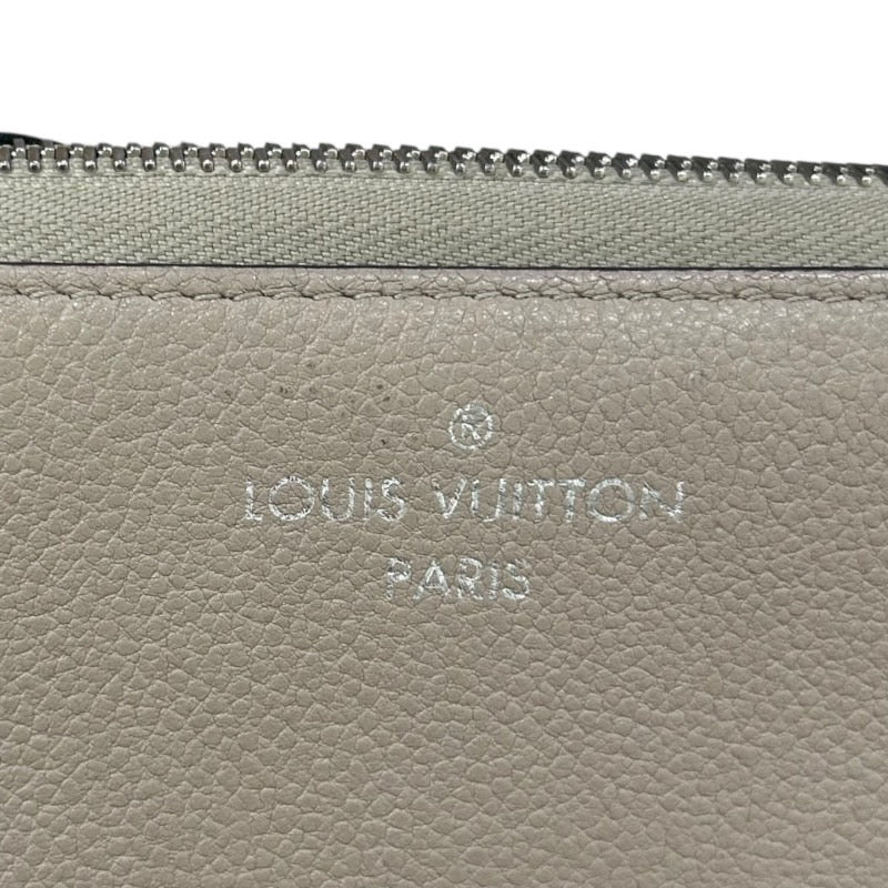 ルイ・ヴィトン LOUIS VUITTON ポルトフォイユ・コメット M63147 ガレ　シルバー金具 トリヨン レディース 長財布
