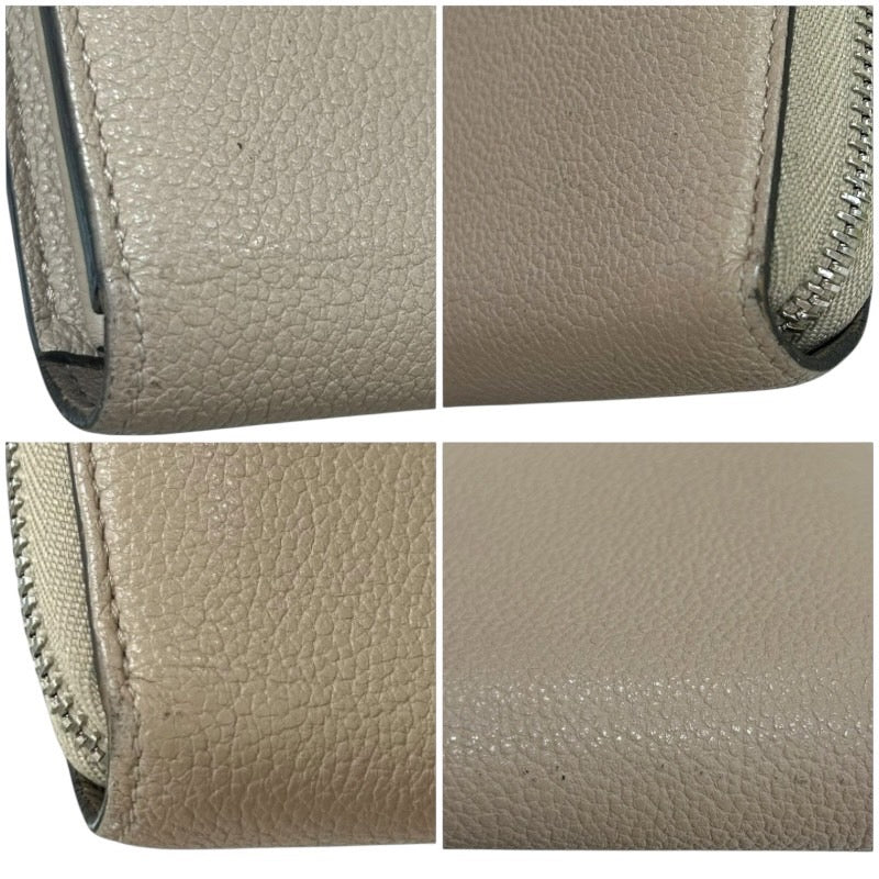 ルイ・ヴィトン LOUIS VUITTON ポルトフォイユ・コメット M63147 ガレ　シルバー金具 トリヨン レディース 長財布