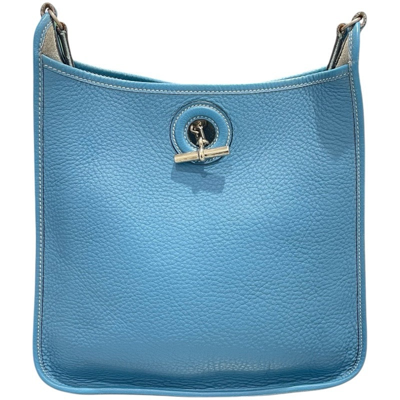 エルメス HERMES ヴェスパPM □A刻 ブルージーン　シルバー金具 トリヨンクレマンス ユニセックス ショルダーバッグ