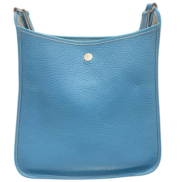エルメス HERMES ヴェスパPM □A刻 ブルージーン　シルバー金具 トリヨンクレマンス ユニセックス ショルダーバッグ