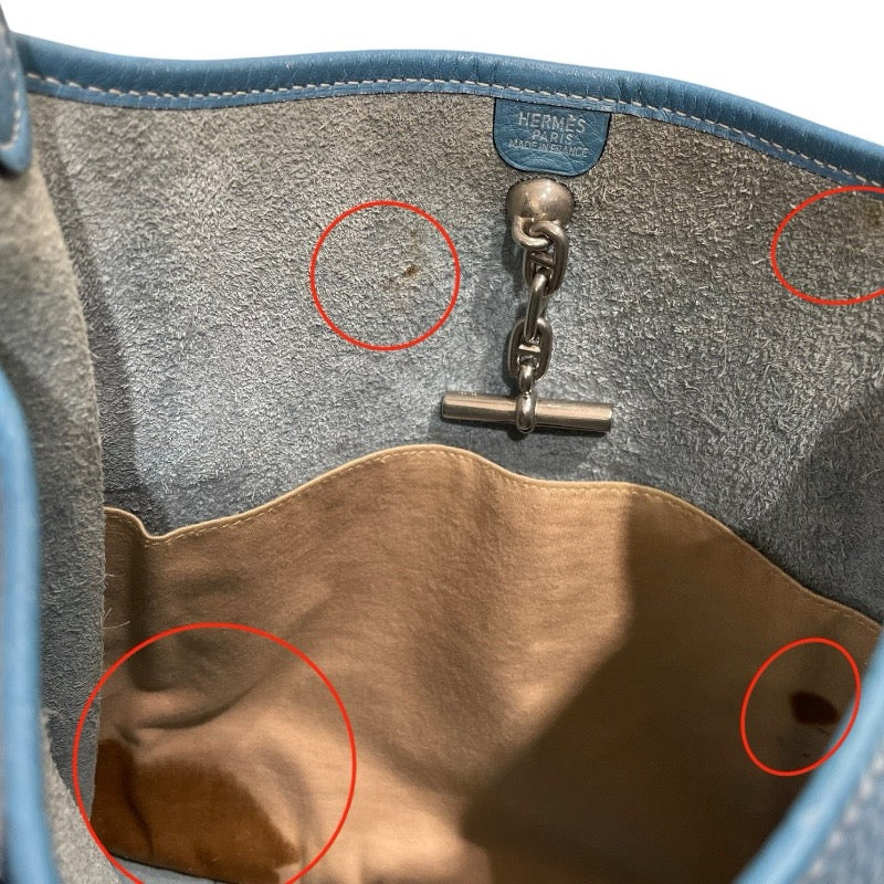 エルメス HERMES ヴェスパPM □A刻 ブルージーン　シルバー金具 トリヨンクレマンス ユニセックス ショルダーバッグ