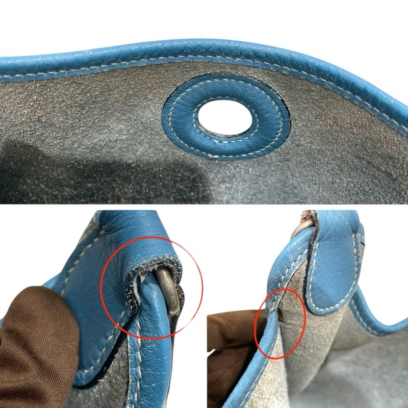 エルメス HERMES ヴェスパPM □A刻 ブルージーン　シルバー金具 トリヨンクレマンス ユニセックス ショルダーバッグ