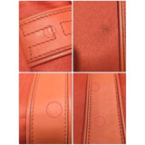 エルメス HERMES アカプルコ バンドリエール PM オレンジ シルバー金具 トワル ユニセックス ショルダーバッグ