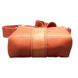 エルメス HERMES アカプルコ バンドリエール PM オレンジ シルバー金具 トワル ユニセックス ショルダーバッグ