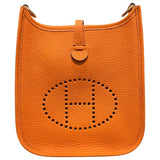 エルメス HERMES エヴリンTPM B刻 オレンジ　ゴールド金具 トリヨンクレマンス ユニセックス ショルダーバッグ