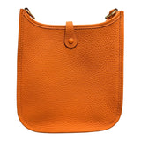 エルメス HERMES エヴリンTPM B刻 オレンジ　ゴールド金具 トリヨンクレマンス ユニセックス ショルダーバッグ