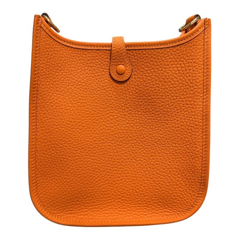 エルメス HERMES エヴリンTPM B刻 オレンジ　ゴールド金具 トリヨンクレマンス ユニセックス ショルダーバッグ