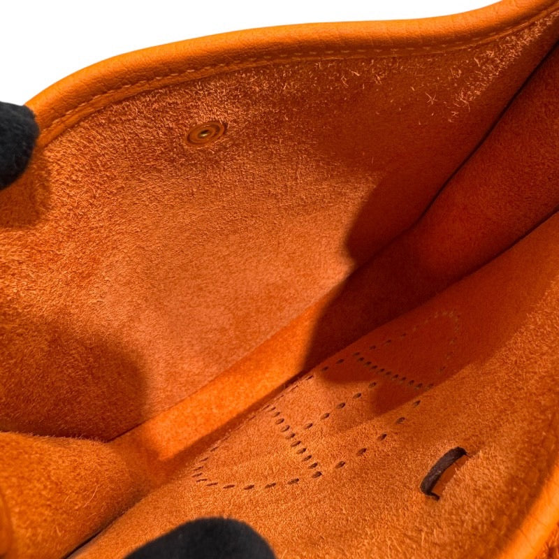 エルメス HERMES エヴリンTPM B刻 オレンジ　ゴールド金具 トリヨンクレマンス ユニセックス ショルダーバッグ