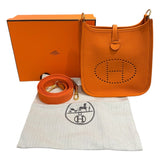エルメス HERMES エヴリンTPM B刻 オレンジ　ゴールド金具 トリヨンクレマンス ユニセックス ショルダーバッグ