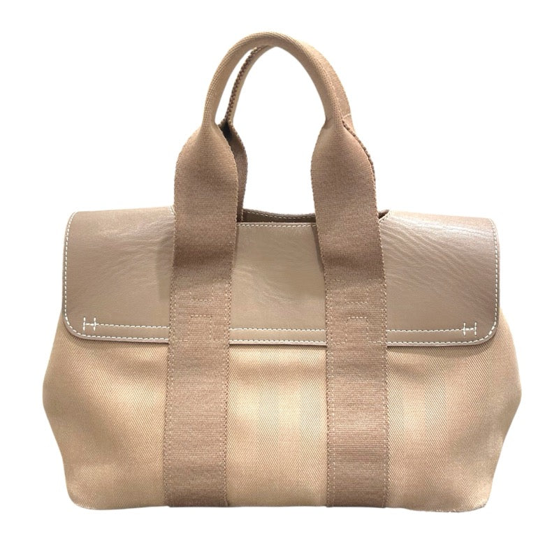 エルメス HERMES ヴァルパライソPM ベージュ トワル レディース ハンドバッグ