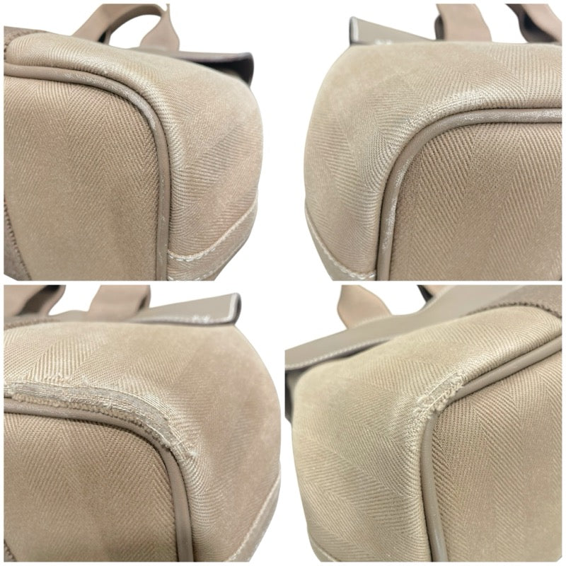 エルメス HERMES ヴァルパライソPM ベージュ トワル レディース ハンドバッグ