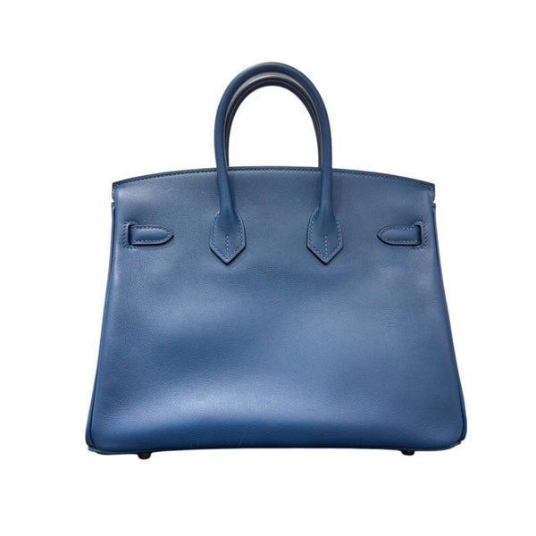 エルメス HERMES バーキン25 U刻 ブルータラサ　ゴ―ルド金具 スイフト レディース ハンドバッグ