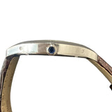 カルティエ Cartier トーチュMM W1556363 18Kホワイトゴールド/革ベルト メンズ 腕時計